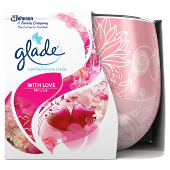 Picture of GLADE CANDLE PINK WITH LOVE